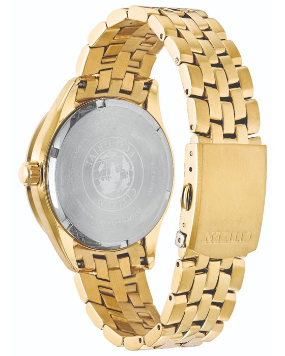 Men's citizen outlet watch with diamonds