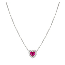 Load image into Gallery viewer, Nomination, All My Love Heart Necklace with Red and White CZ - Product Code - 240302 006
