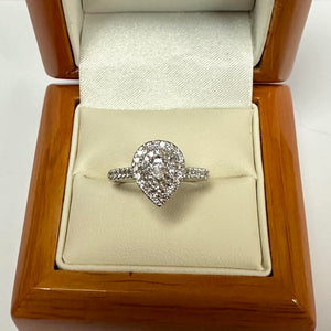 Pear Diamond Ring - Product Code - G862