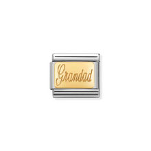 Load image into Gallery viewer, Nomination Composable Classic Family Collection in Steel and Yellow Gold | More Family Charms Available | CLICK HERE FOR MORE CHARMS
