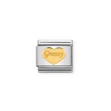 Load image into Gallery viewer, Nomination Composable Classic Family Collection in Steel and Yellow Gold | More Family Charms Available | CLICK HERE FOR MORE CHARMS
