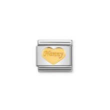 Load image into Gallery viewer, Nomination Composable Classic Family Collection in Steel and Yellow Gold | More Family Charms Available | CLICK HERE FOR MORE CHARMS
