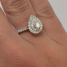 Load and play video in Gallery viewer, Pear Diamond Ring - Product Code - G862
