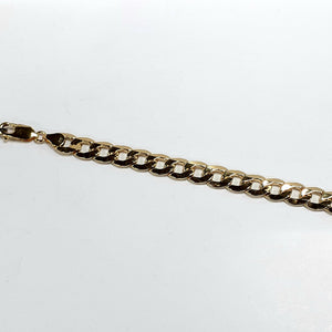 9ct Yellow Gold Gentleman's Bracelet - Product Code - VX982