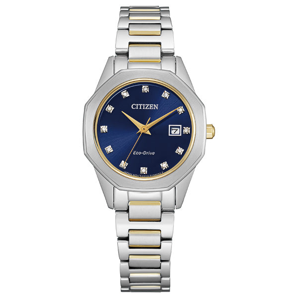 Citizen eco drive discount women's two tone