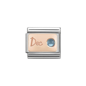 Nomination Rose Gold Birth Stone Jan - Dec Charms | Click for ALL Birthstone Charms