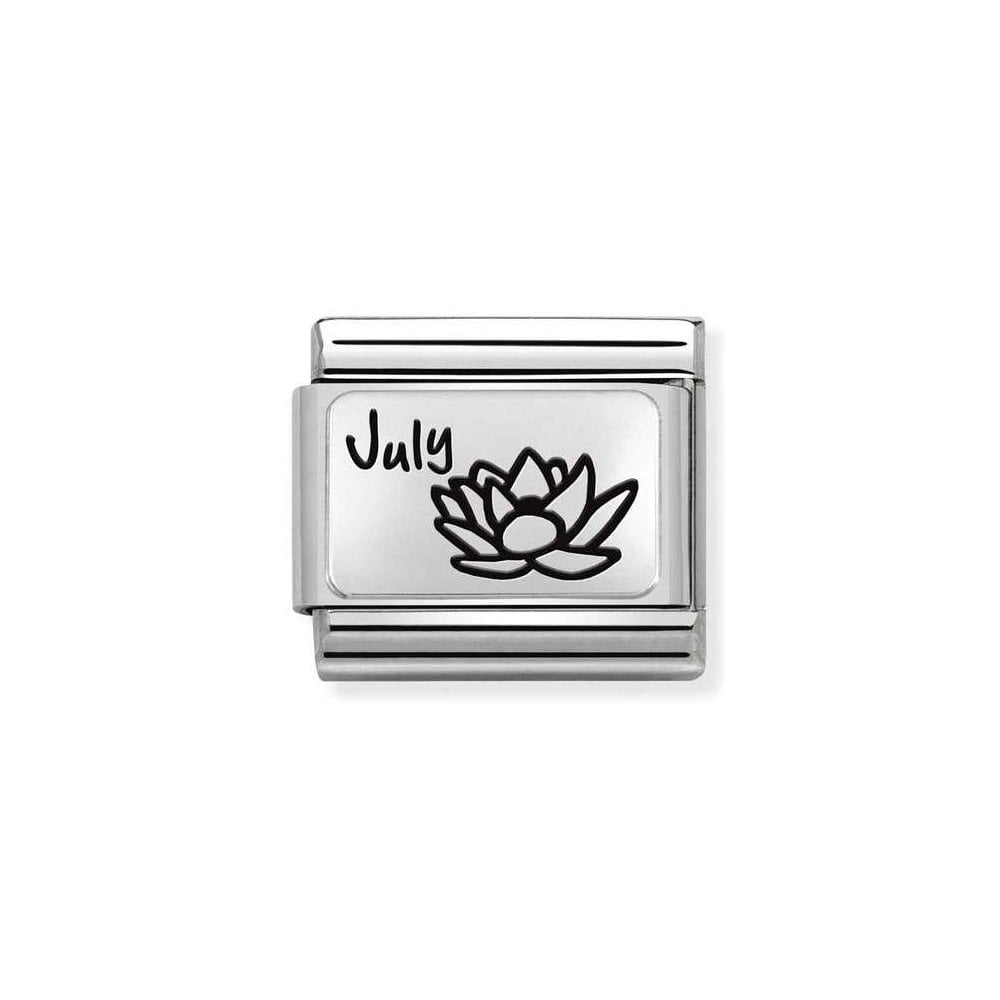 Nomination Silver July Water Lily Flower Charm - Product Code - 330112/19