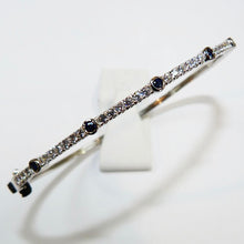 Load image into Gallery viewer, Sapphire and silver bracelet
